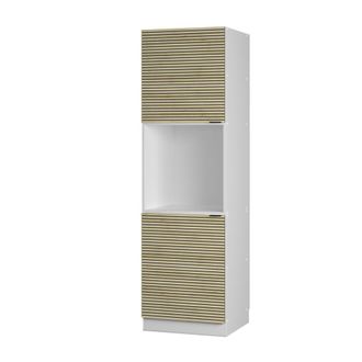 Vicco Armario Para Horno Empotrado Fame-line, Panel De Roble, 60 Cm Con Estante Abierto