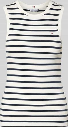 Tommy Hilfiger Slim Fit Tank Top aus reiner Baumwolle Modell SLIM CODY in Weiss, Gr&ouml;&szlig;e XL