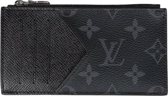 Louis Vuitton Black Noir Taigarama Coin Purse/Coin Case (Pre-Owned)