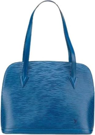 Louis Vuitton Pre-owned Shoulder Bags, female, Blue, Size: ONE SIZE Pre-owned Leather louis-vuitton-bags