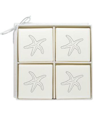 Carved Solutions Eco-Luxury Starfish 4-Bar Soap Set