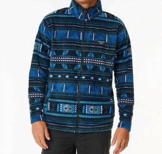 Rip Curl Mens Party Pack Polar Fleece Top In Blue