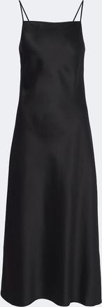 Joseph Cloe silk satin midi dress
