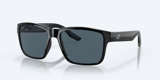 Costa Unisex Paunch Polarized Sunglasses In Black Gray