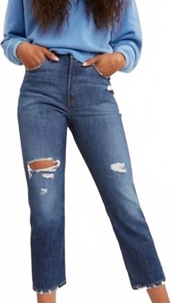 Levi's Premium 501 Original Cropped Jeans In Blue