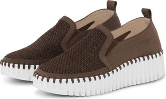 Ilse Jacobsen Womens Tulip Woven Shoes In Chestnut