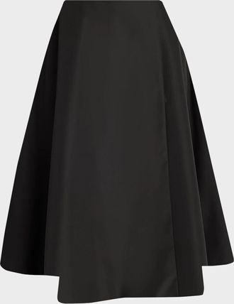 Moncler Full A-Line Midi Skirt