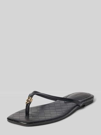 Steve Madden Sandale aus echtem Leder Modell Maliyah in Black, Gr&ouml;&szlig;e 37