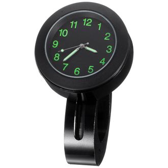 OEM Reloj Digital Para Manillar De Bicicleta, 1 Unidad, 4,3 X 4,3 X 1,7 Pulgadas, Rectangular Negro, Para Montar En Motocicleta