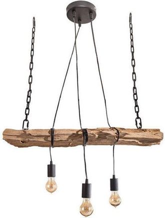 Global Interiors Hängelampe Barracuda aus recyceltem Massivholz 73 x 112 cm