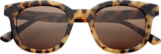 Freyrs Eyewear Jasper Round Sunglasses in Milky Tortoise at Nordstrom