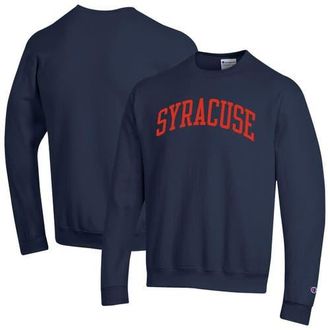 Champion Mens Champion Navy Syracuse Orange Basic Arch Fleece Pullover Sweatshirt at Nordstrom, Size Xx-Large