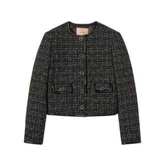 Twinset Giacca imbottita in boucl&eacute; - - Jackets - Donna - Nero - M