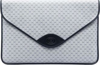 Gucci Pre-owned Gucci Micro GG Supreme Clutch Ladies CJJ8DL226ORI54C8