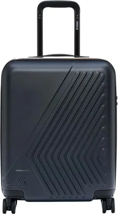 K-Way Eudoxie Cabine Koffer - unisex - Handbagage koffer - Blauw - ONE Size - Polyester - Koffers