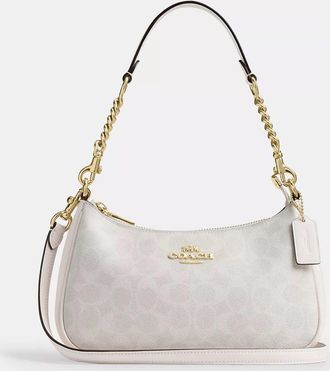 Coach Teri Shoulder Bag In Signature Canvas