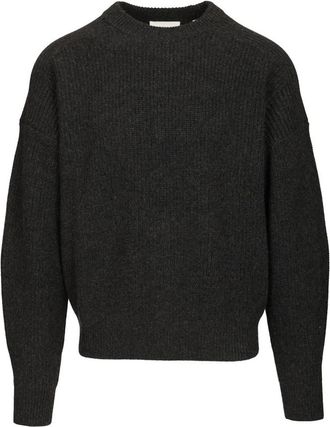 Isabel Marant Truien & Vesten, Heren, Grijs, L, Wol, Ribbed Sweater