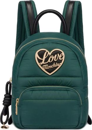 Love Moschino Zaino con applicazione - Verde