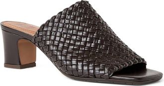 Aquatalia Laquila Slide Sandal in Espresso Woven at Nordstrom, Size 10.5
