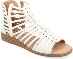 Journee Collection JOURNEE Delilah Sandal in White at Nordstrom Rack, Size 5.5