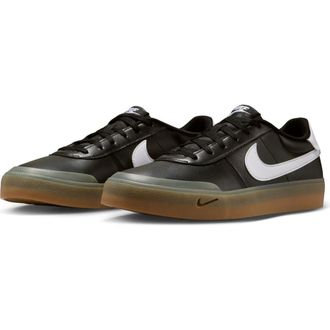 Nike Court Shot Low Top Sneaker in Black/White Gum at Nordstrom Rack, Size 11.5