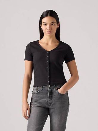 Levi's Muse Tee - Womens - XL - Black