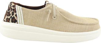 Hey Dude Wendy Rise Animal - Dames - Veterschoenen - Beige - 39 EU - Schoenen