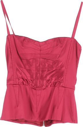 Dolce & Gabbana Dolce & Gabbana bustiertop met ritssluiting aan de achterkant in roze zijde