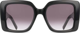 Karl Lagerfeld KL6203S 001 Womens Sunglasses Black Size 52