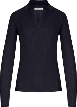 Max Mara CASHMERE AND SILK POLO SWEATER - Max Mara - Woman