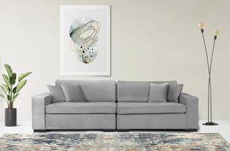 HOME AFFAIRE 2-Sitzer »Skara« Lounge-Sofa mit Federkernpolsterung, in vielen Bezugsvarianten