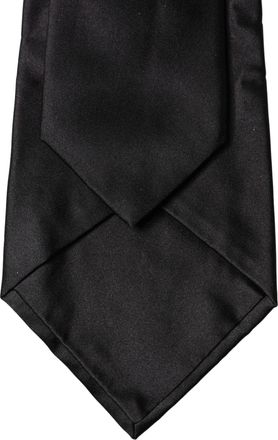 Dolce & Gabbana Silk-Blend Adjustable Necktie - Black