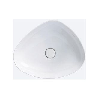 Duravit Cape Cod - Lavabo da appoggio, diametro 48 cm, con foro per miscelatore, DuraCeram, bianco 2328480000 - Duravit