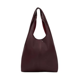 Ami Tassen, Dames, Rood, ONE Size, Leer, Etienne Hobo Bag
