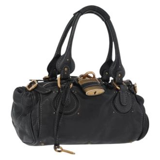 Chlo&eacute; Pre-owned Handbags, female, Black, Size: ONE SIZE Pre-owned Hand Bag
