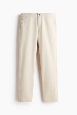 H&M Slim Fit Cotton Chinos in Light Beige at Nordstrom, Size 31