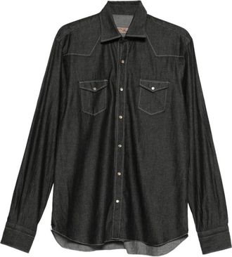 Barba Dandy Life Shirt - Heren - Spijkeroverhemden - Zwart - 3XL - Katoen - Overhemden