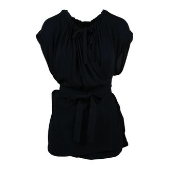 Fabiana Filippi top - Dames - Tops zonder mouwen - Blauw - M - Tops
