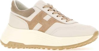 Hogan Womens H669 Sneaker Beige Leather