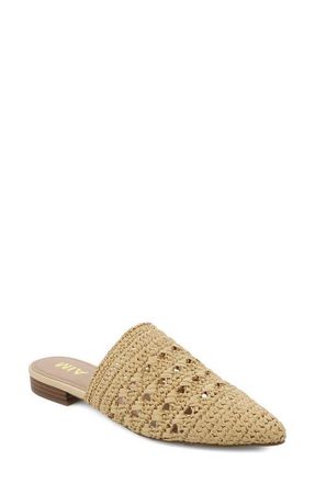 Mia Jany Raffia Mule in Natural at Nordstrom, Size 6.5