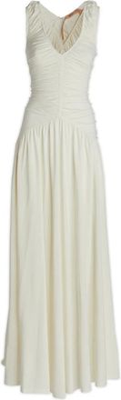 N&deg;21 Maxi Jurk - Dames - Maxi kleedjes - Wit - S - Kleedjes