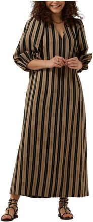 Ruby Tuesday Kleedjes, Dames, Bruin, S, Katoen, Claire Maxi Jurk