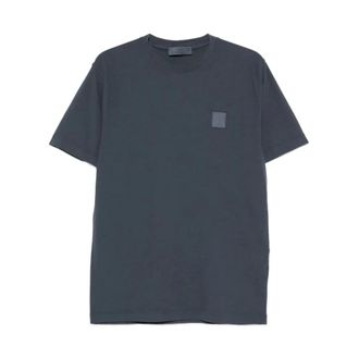 Stone Island T-Shirts, male, Blue, Size: 2XL Ghost Patch Logo T-Shirt