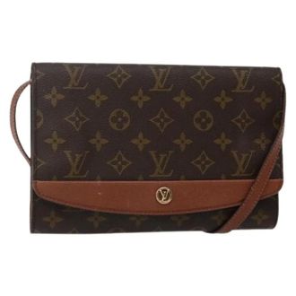 Louis Vuitton Borsa a tracolla Pre-owned in tela - - Pre-owned - Donna - Marrone - ONE SIZE