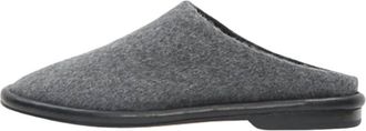 Lauren Manoogian Womens Brushed Mule In Charcoal