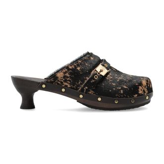 Scholl Pescura Claire Clog - Dames - Klompen - Bruin - 38 EU - Leer - Schoenen