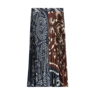 Max Mara Pliss&eacute; Midi Skirt - female - Weekend Max Mara - Midi Skirts - Multicolor - XS - Skirts