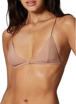 Kiki De Montparnasse Echauffe (Cross Back) Mini Soft Bra in Caf&eacute; at Nordstrom, Size X-Small
