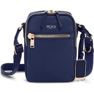 Tumi Persia Crossbody Bag in Indigo/Light Gold at Nordstrom
