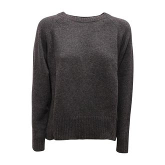 Marella Celia Sweater - Dames - Ronde hals truien - Grijs - M - Wol - Truien & Vesten